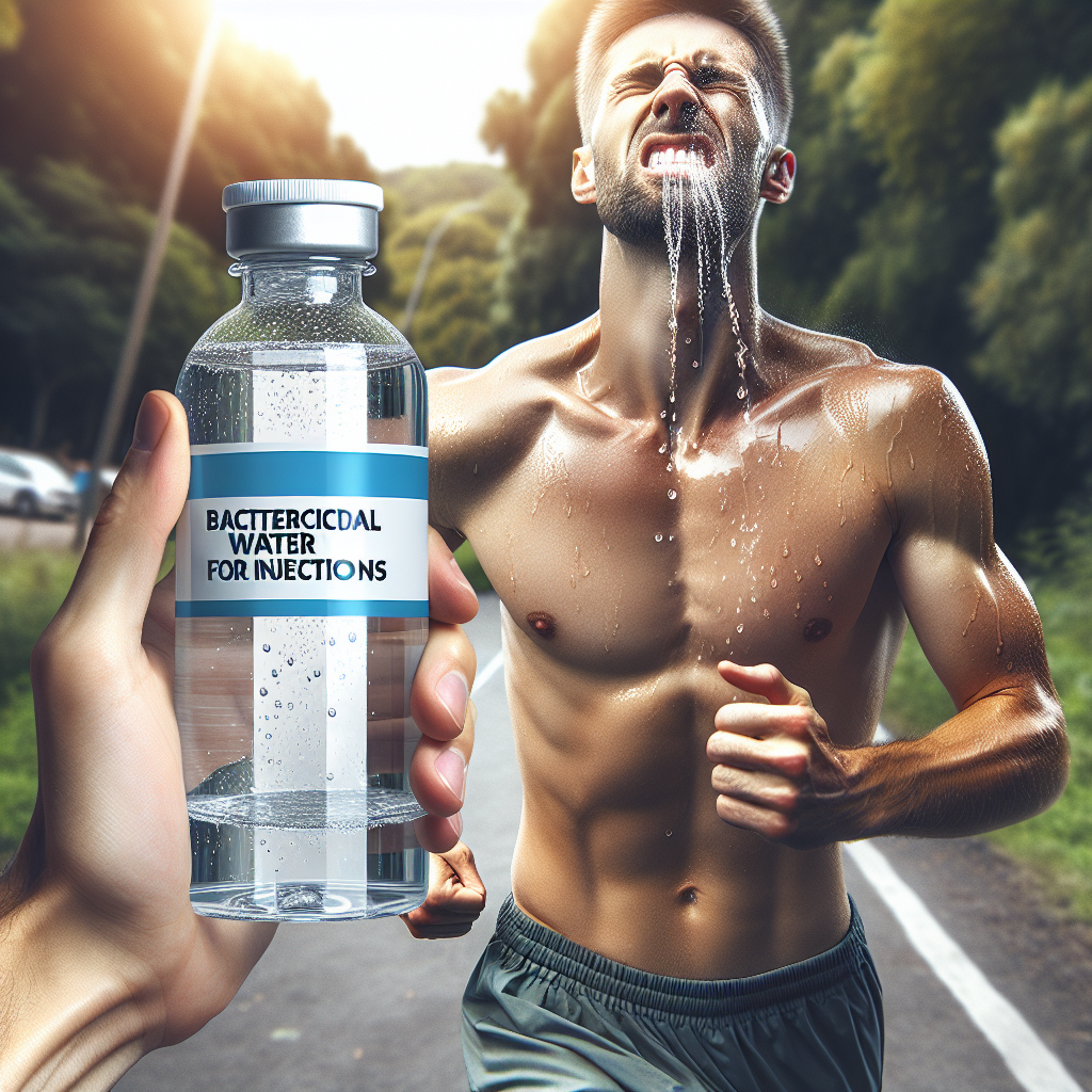 Gli effetti positivi dell'acqua battericida per iniezioni sull'atleta